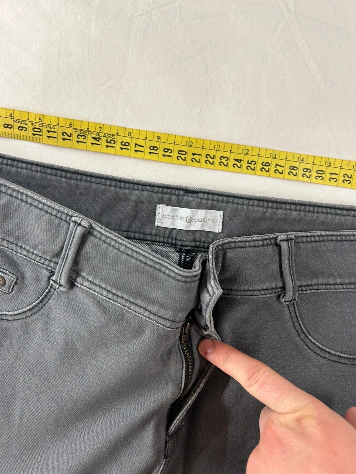 Zwarte vintage Cache Cache-jeans – photo 5